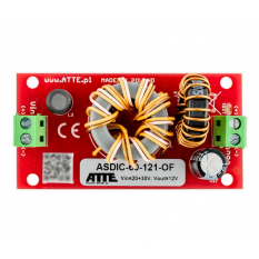 ASDIC-60-121-OF Izolowana przetwornica obniżająca napięcie do 12V