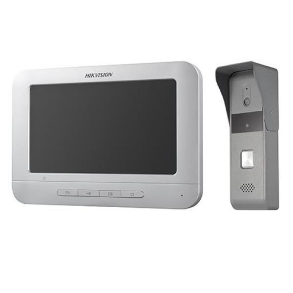 DS-KIS203 Zestaw wideodomofonowy składający się z panela DS-KB2421 oraz monitora  DS-KH2220 , HIKVISION
